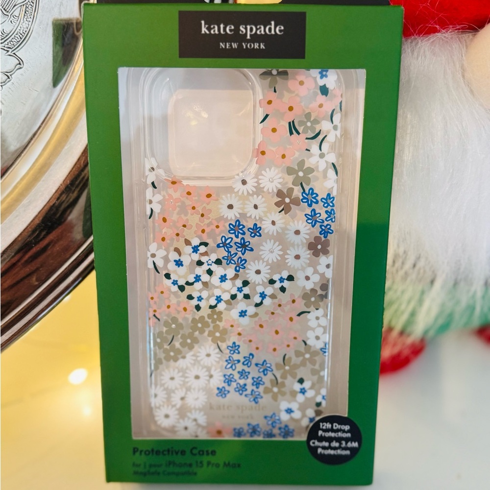 NIP 🌸♠️Kate Spade ♠️🌸iPhone 15 Plus / 14 Plus & 15 Pro Max, MagSafe Phone Case - Picture 6 of 9
